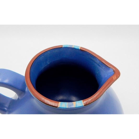 Dansk Mesa Blue Water Drink Pitcher Jug 48 Oz Portugal - Picture 11 of 11